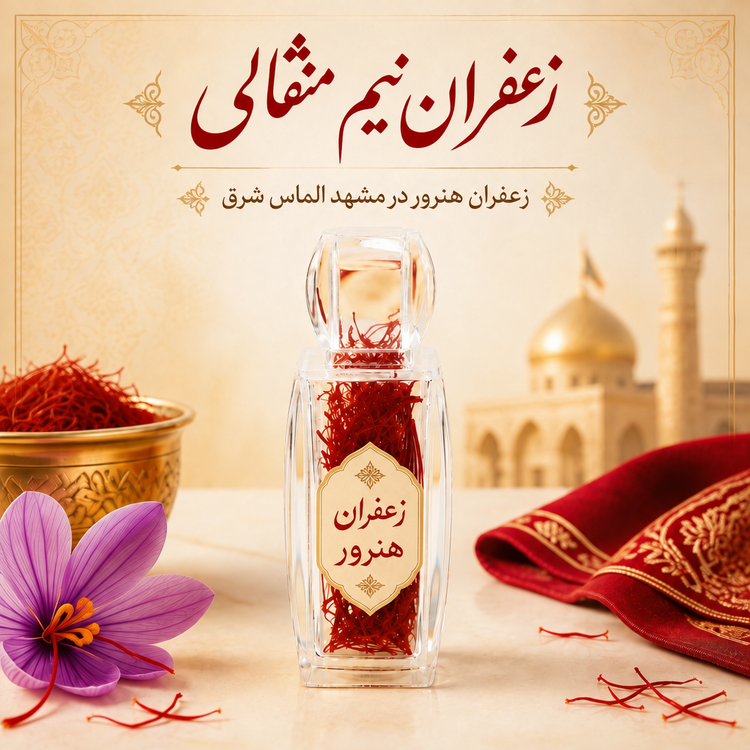 زعفران نیم مثغالی